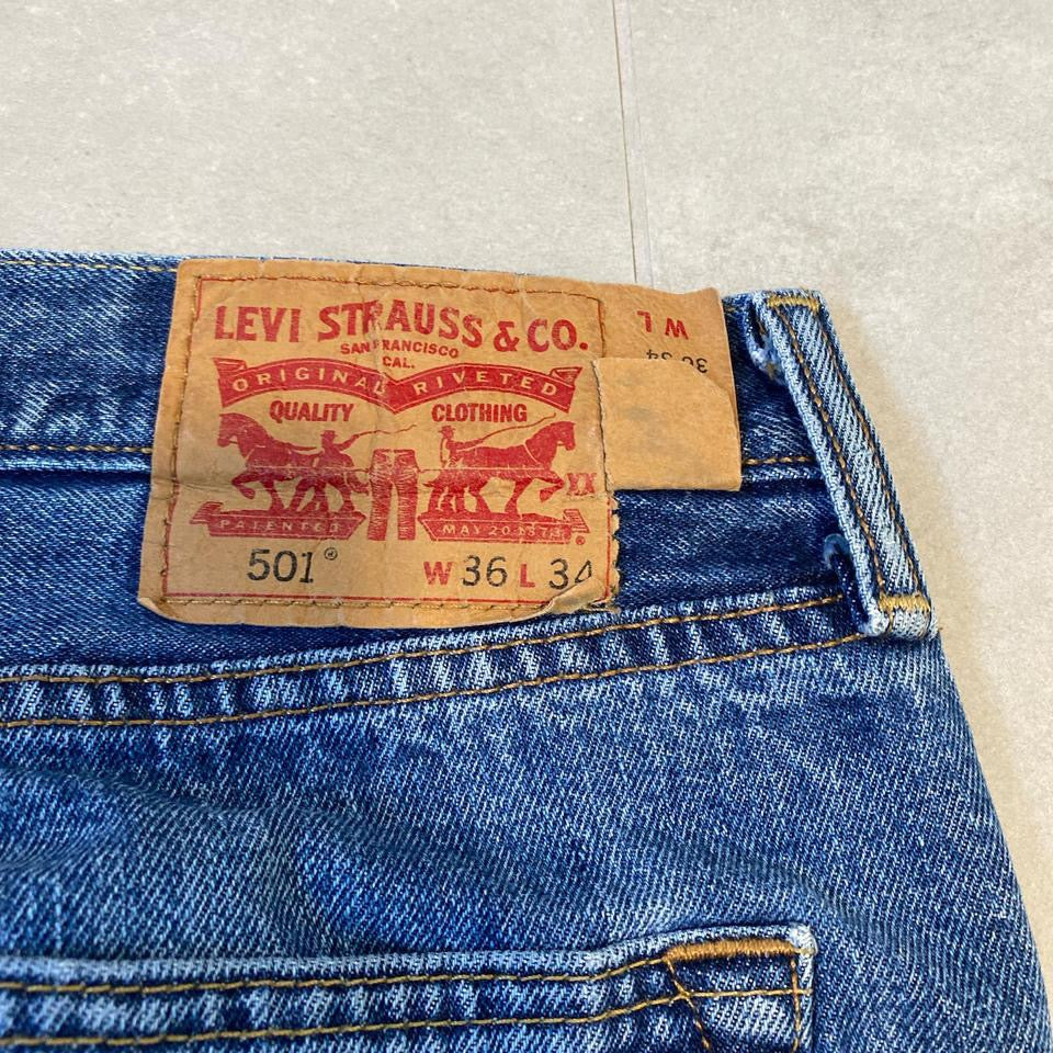 Levis 501 Blue Jeans - 36x34UncategorizedLizard Vintage Clothes