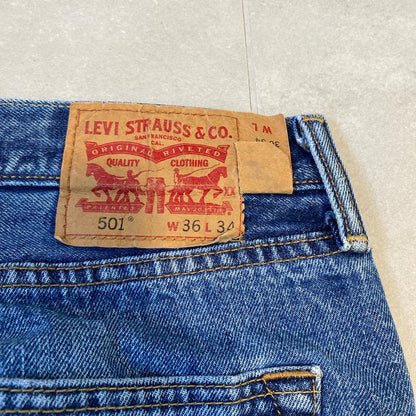 Levis 501 Blue Jeans - 36x34UncategorizedLizard Vintage Clothes