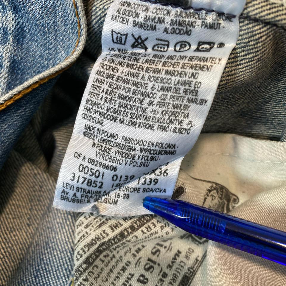 Levis 501 Blue Jeans - 36x36JeansLizard Vintage Clothes