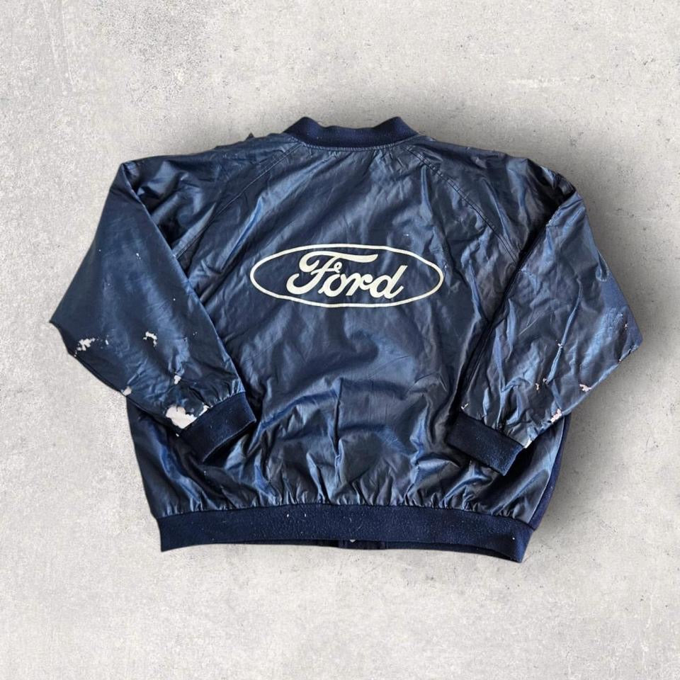 Ford Varsity Jacket Navy XXL Vintage