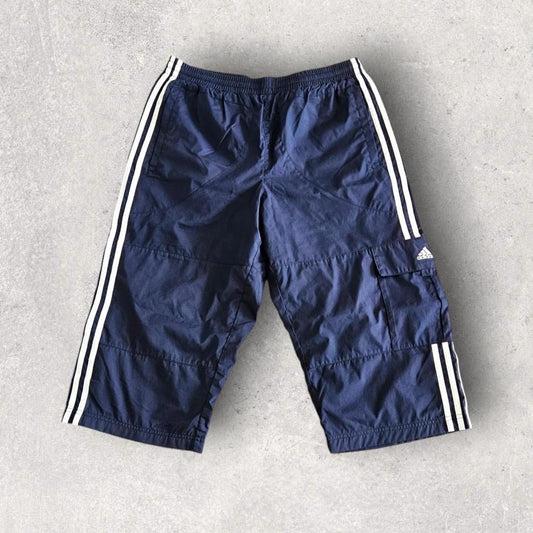 Adidas Navy Cargo 3/4 Pants מכנסי קארגו וינטאג אדידס כחולים 3/4