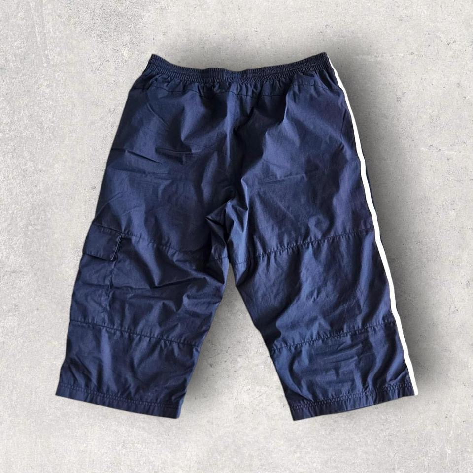 Adidas Navy Cargo 3/4 Pants מכנסי קארגו וינטאג אדידס כחולים 3/4
