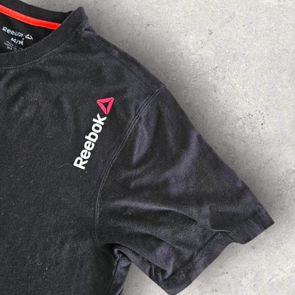 Reebok Black T-shirt L חולצת ריבוק שחורה וינטאג במידה לארג׳