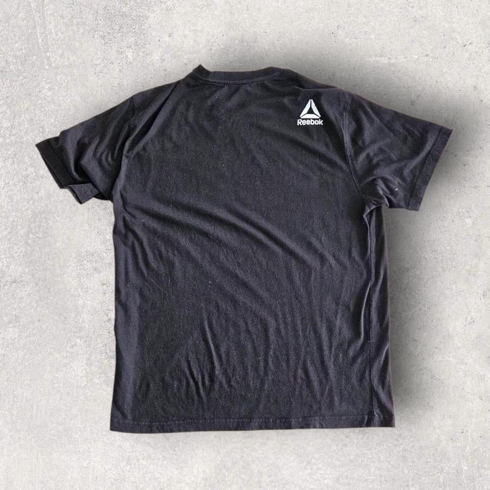 Reebok Black T-shirt L חולצת ריבוק שחורה וינטאג במידה לארג׳