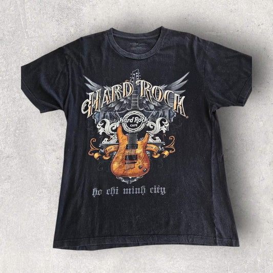 Hard Rock Cafe Graphic T-shirt L חולצת הארד רוק קפה גרפית וינטאג במידה לארג׳