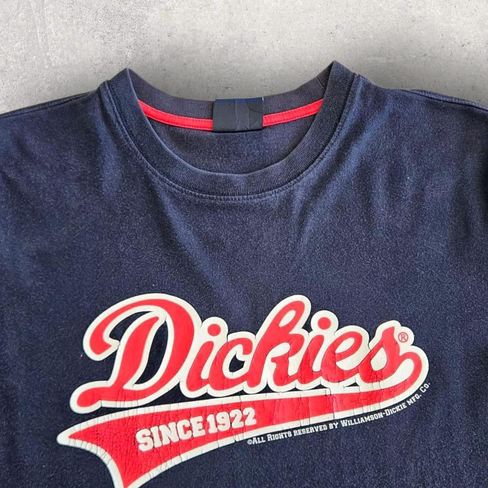 Dickies Navy Logo T-shirt חולצת דיקיס כחולה מידה M
