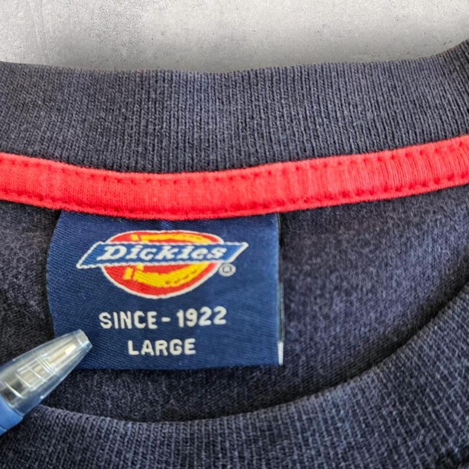 Dickies Navy Logo T-shirt חולצת דיקיס כחולה מידה M