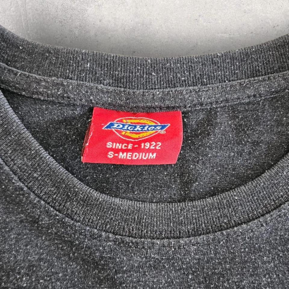 Dickies Dark Grey T-shirt חולצת דיקיס אפורה כהה מידה S