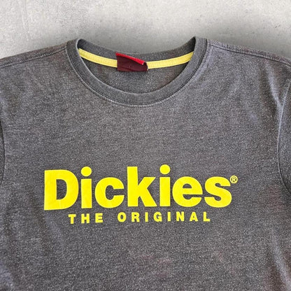 Dickies Grey Logo T-shirt חולצת דיקיס אפורה לוגו מידה XS