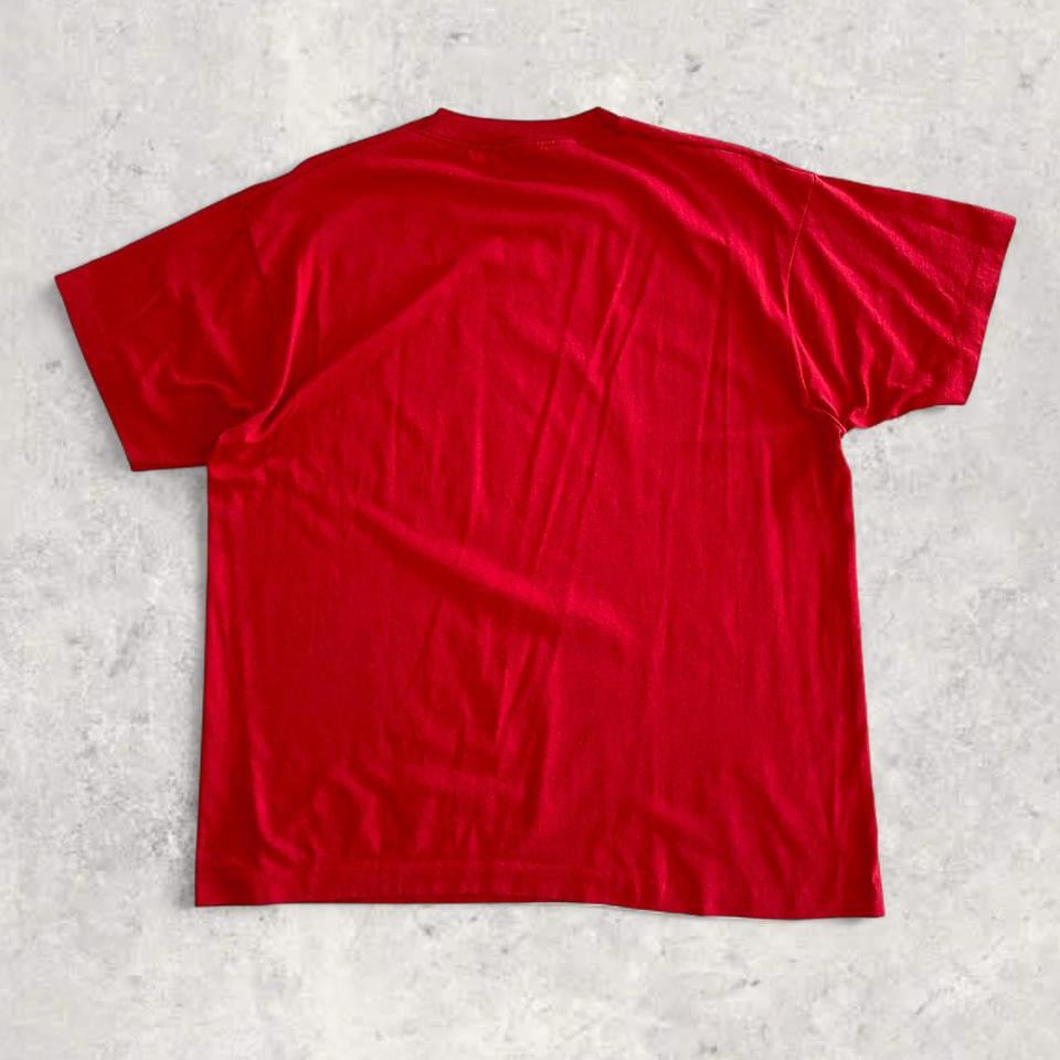 Vintage Screen Start Red T-shirt - L