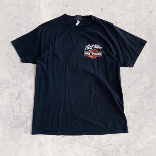 Harley Davidson Black Graphic T-shirt - L