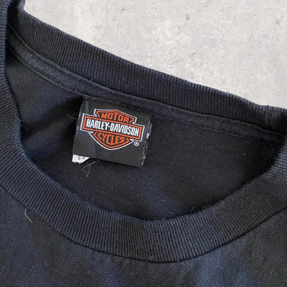 Harley Davidson Black Graphic T-shirt - L