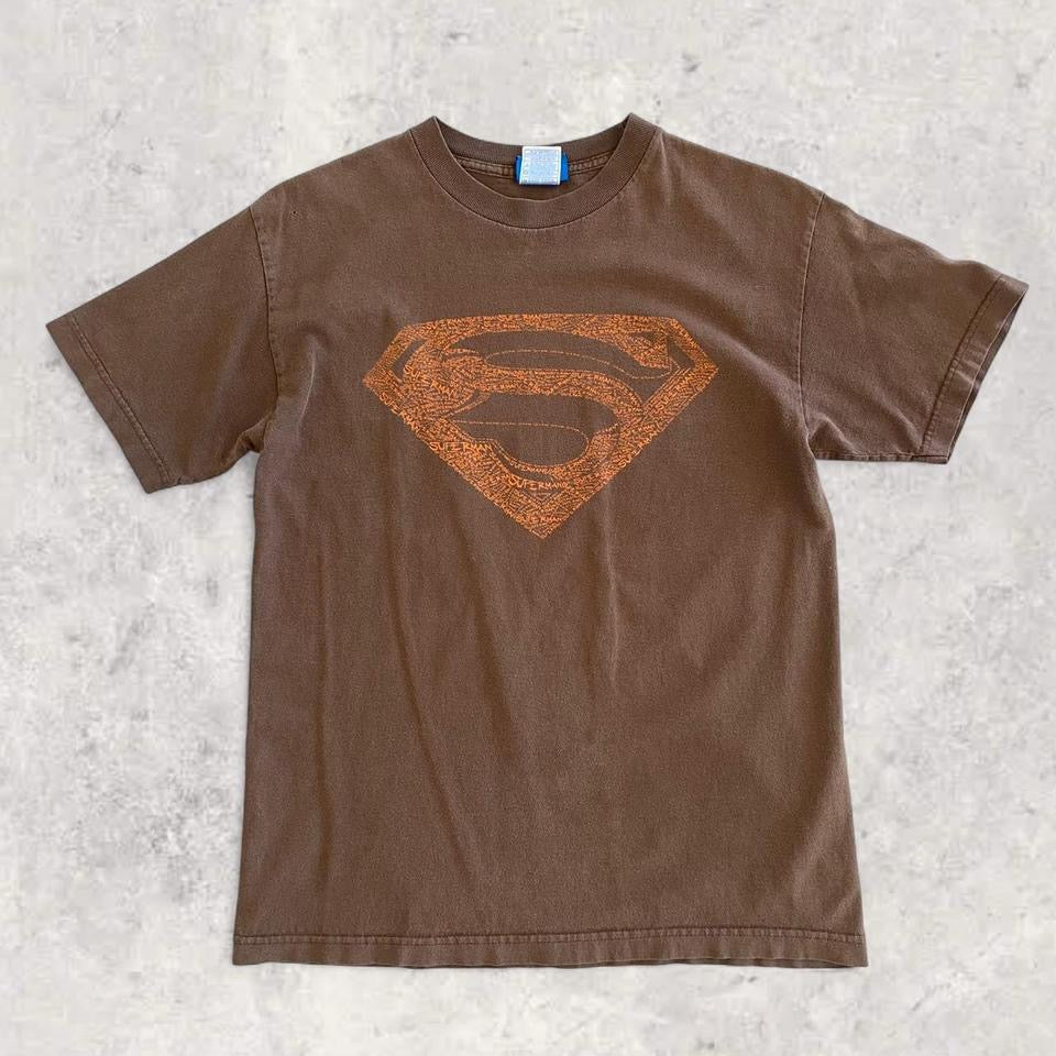 Vintage Superman Green Graphic Tee - S