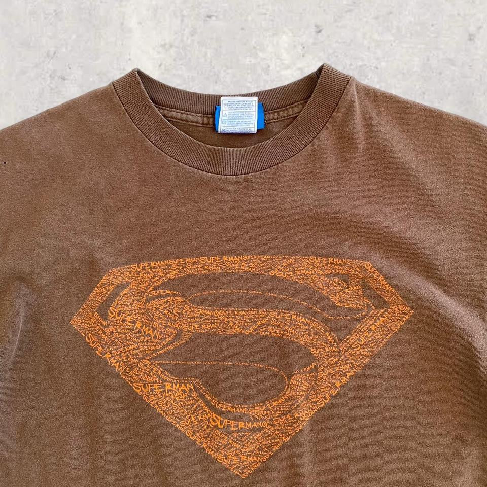 Vintage Superman Green Graphic Tee - S