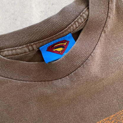 Vintage Superman Green Graphic Tee - S