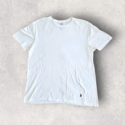 Polo Ralph Lauren White Tshirt L - חולצת ראלף לורן לבנה