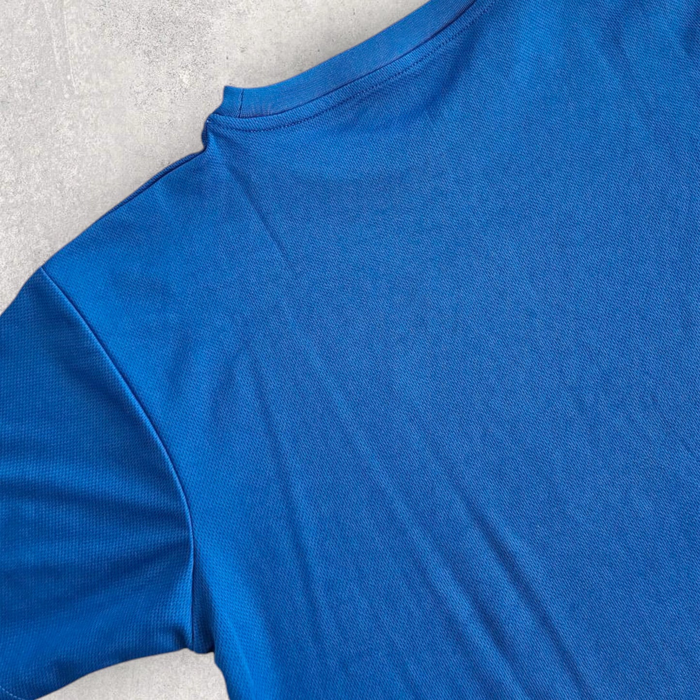Lotto Blue Dri-Fit Tshirt - M חולצת דריי-פיט לוטו כחולה יד שנייה וינטג'