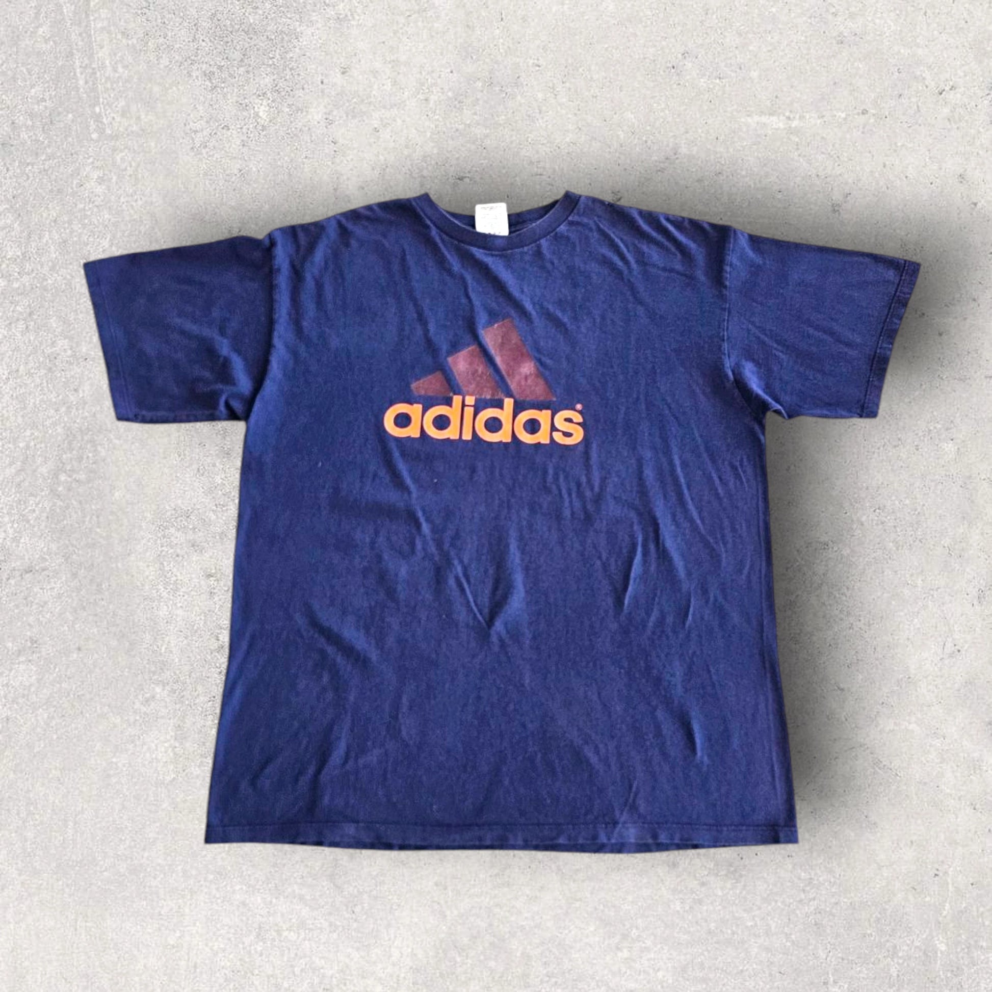 Vintage Adidas Logo Tshirt XXL - חולצת אדידס וינטג'