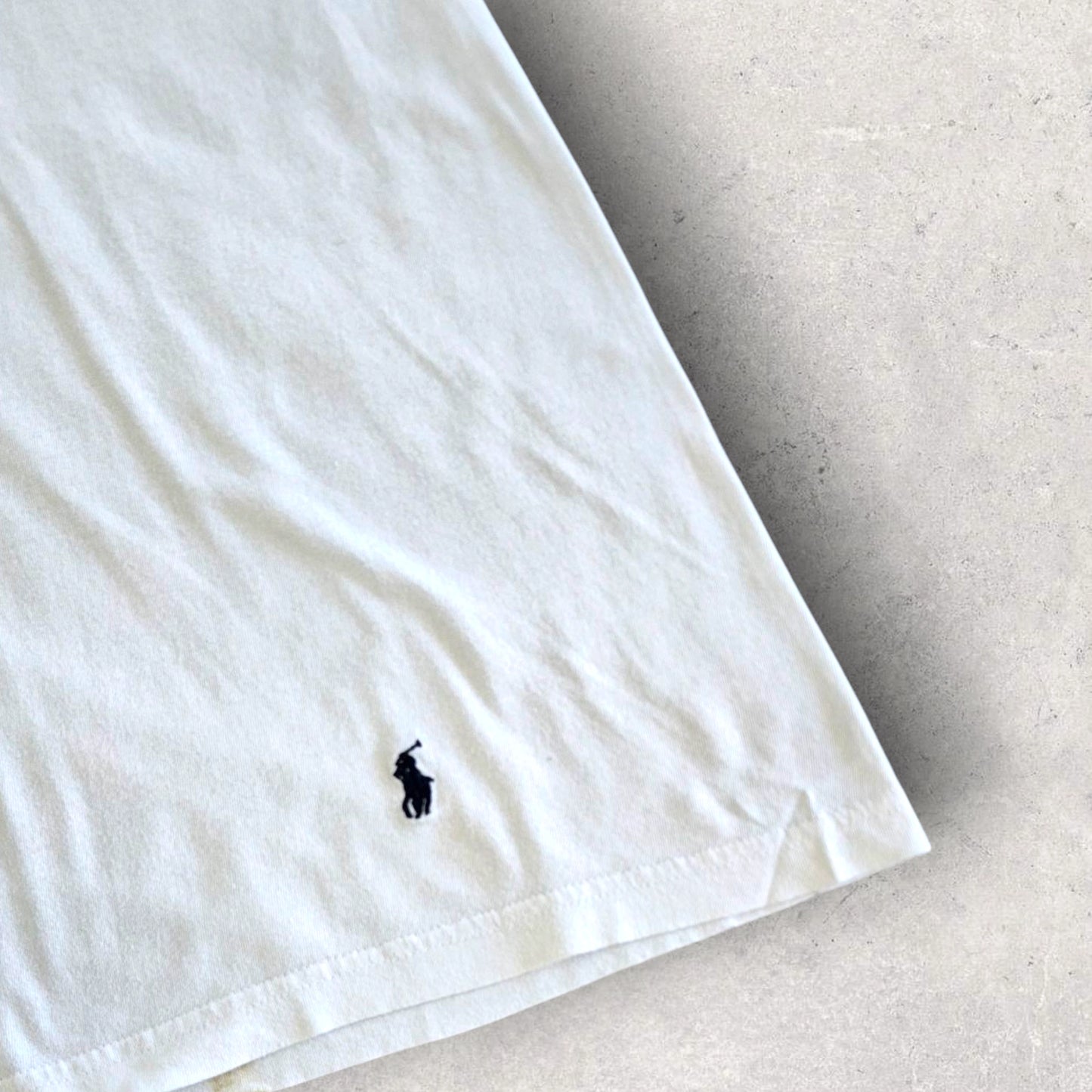 Polo Ralph Lauren White Tshirt L - חולצת ראלף לורן לבנה