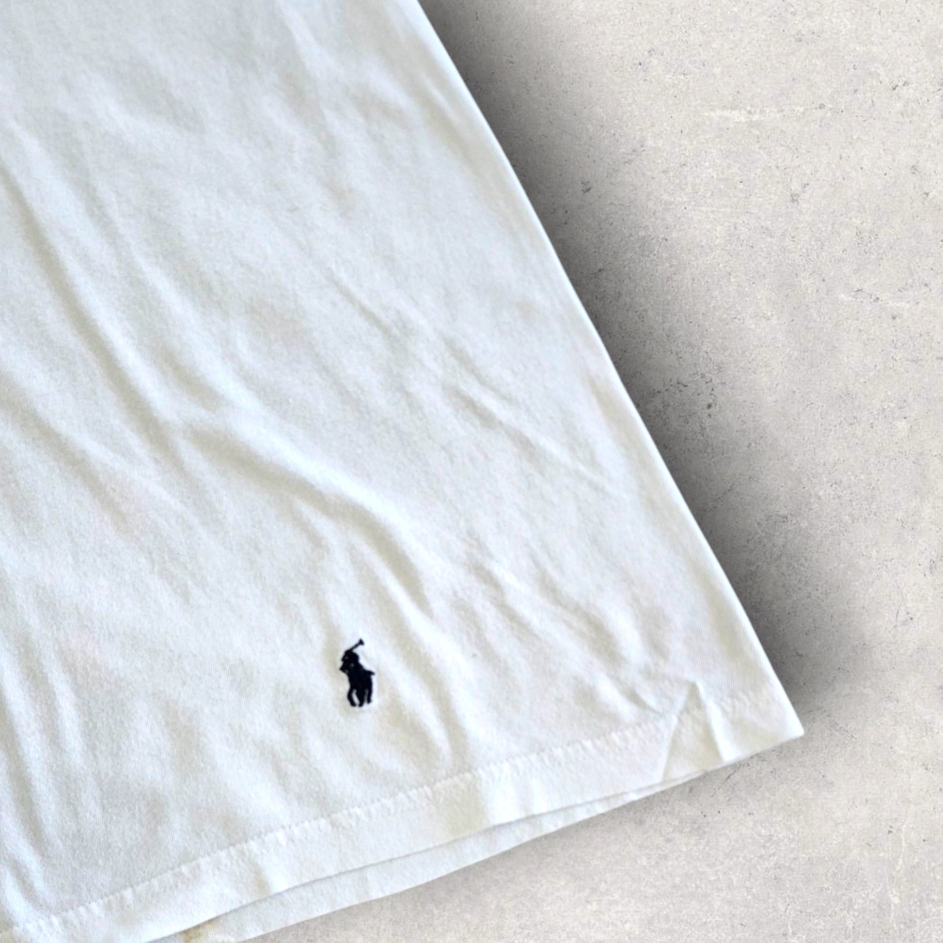 Polo Ralph Lauren White Tshirt L - חולצת ראלף לורן לבנה
