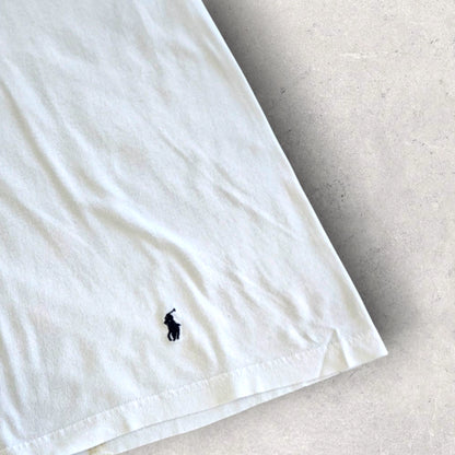 Polo Ralph Lauren White Tshirt L - חולצת ראלף לורן לבנה