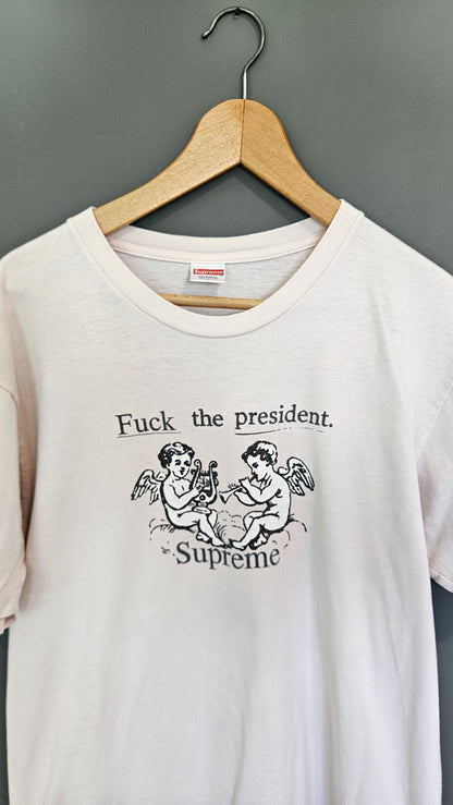 Supreme Logo Tshirt - L חולצת טי לוגו סופרים יד שנייה