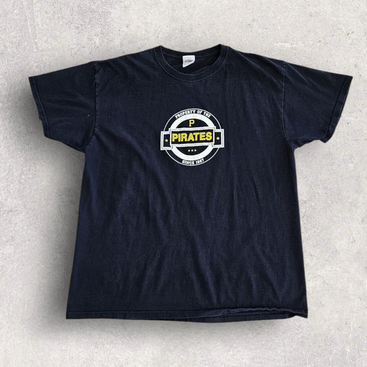 Fruit Of the Loom Pirates Tshirt - XL - חולצת פיראטים וינטג'