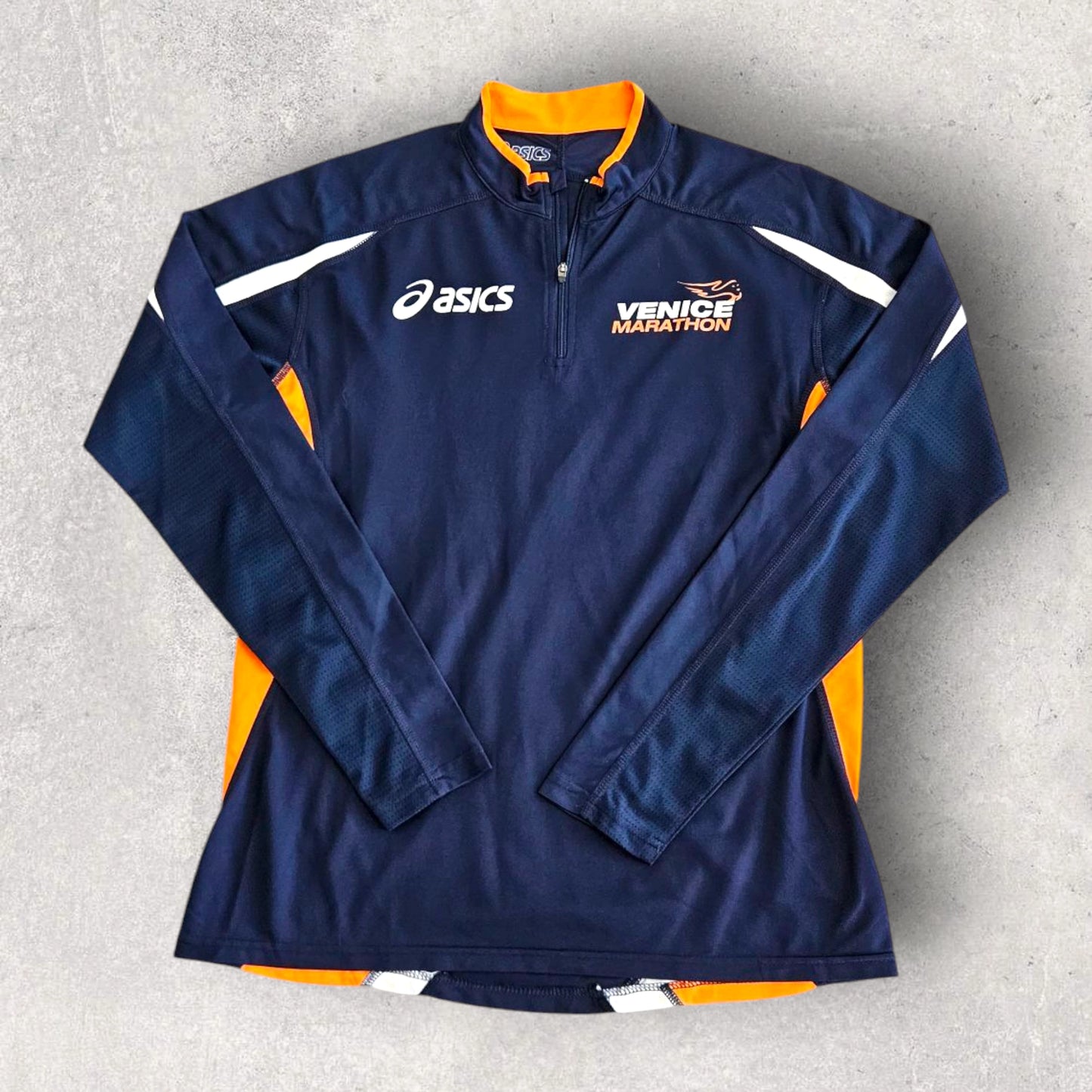 Asics 1/4 zip Biker Top - S