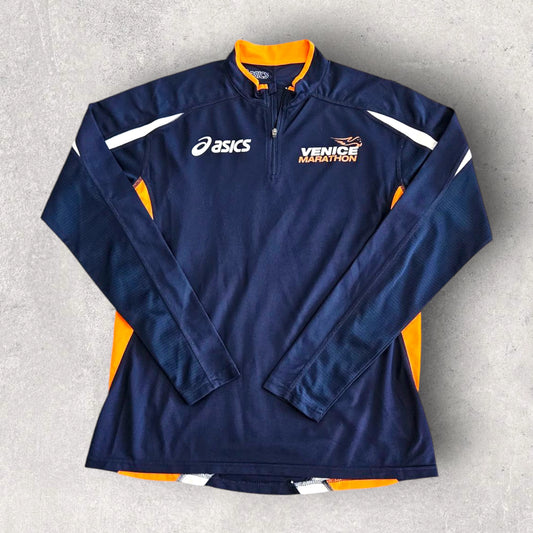 Asics 1/4 zip Biker Top - S