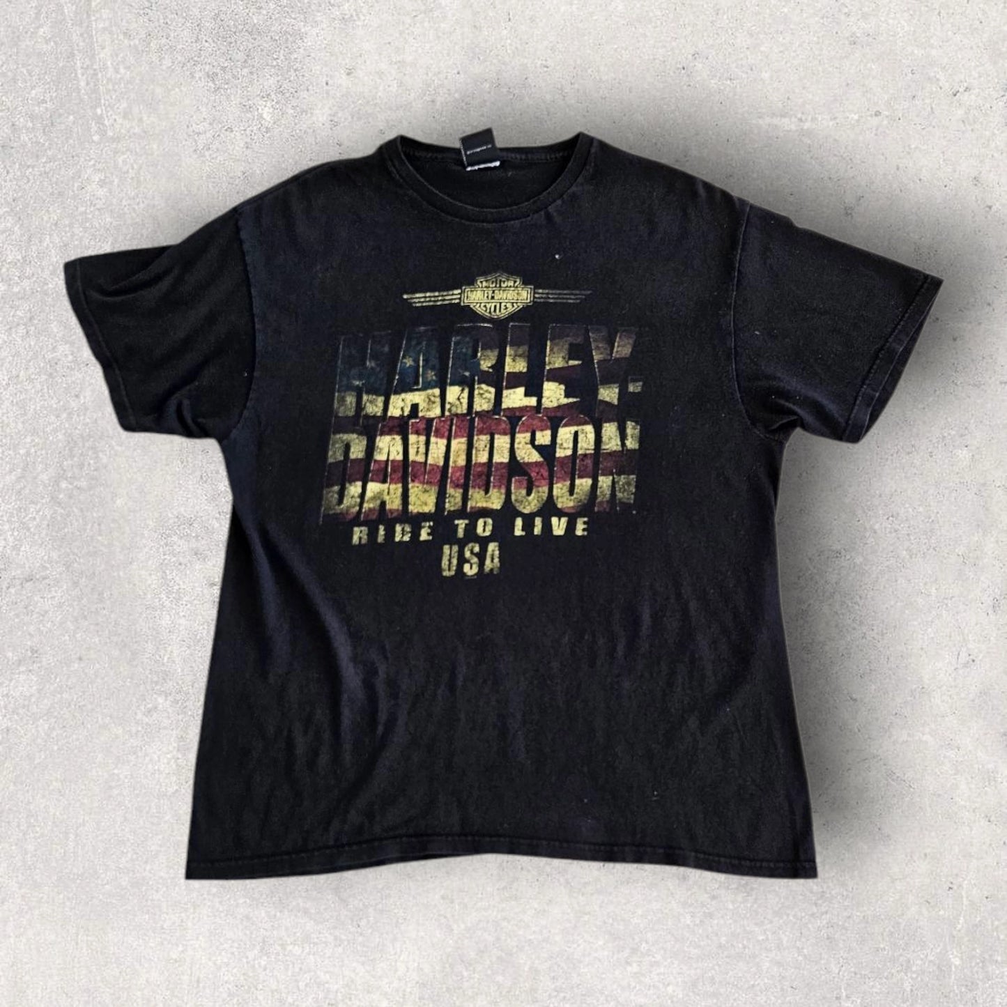 Harley Davidson Graphic Tee - XXL, חולצת הארלי דיווידסון גרפית