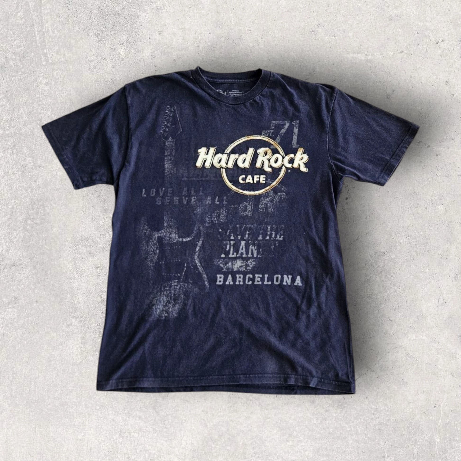 Hard Rock Cafe Graphic Tshirt M - חולצת הארד רוק קפה