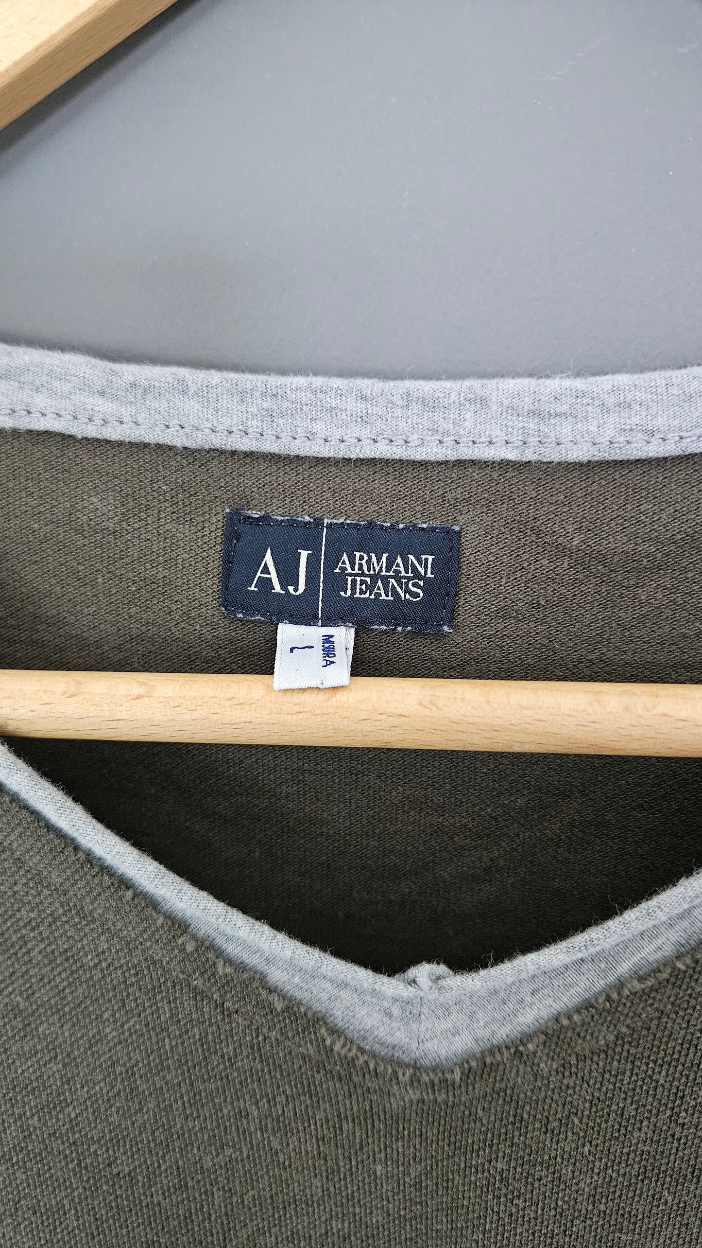 Arnani Jeans Pocket Tshirt - L חולצת טי ארמני ג'ינס עם כיס וינטג'
