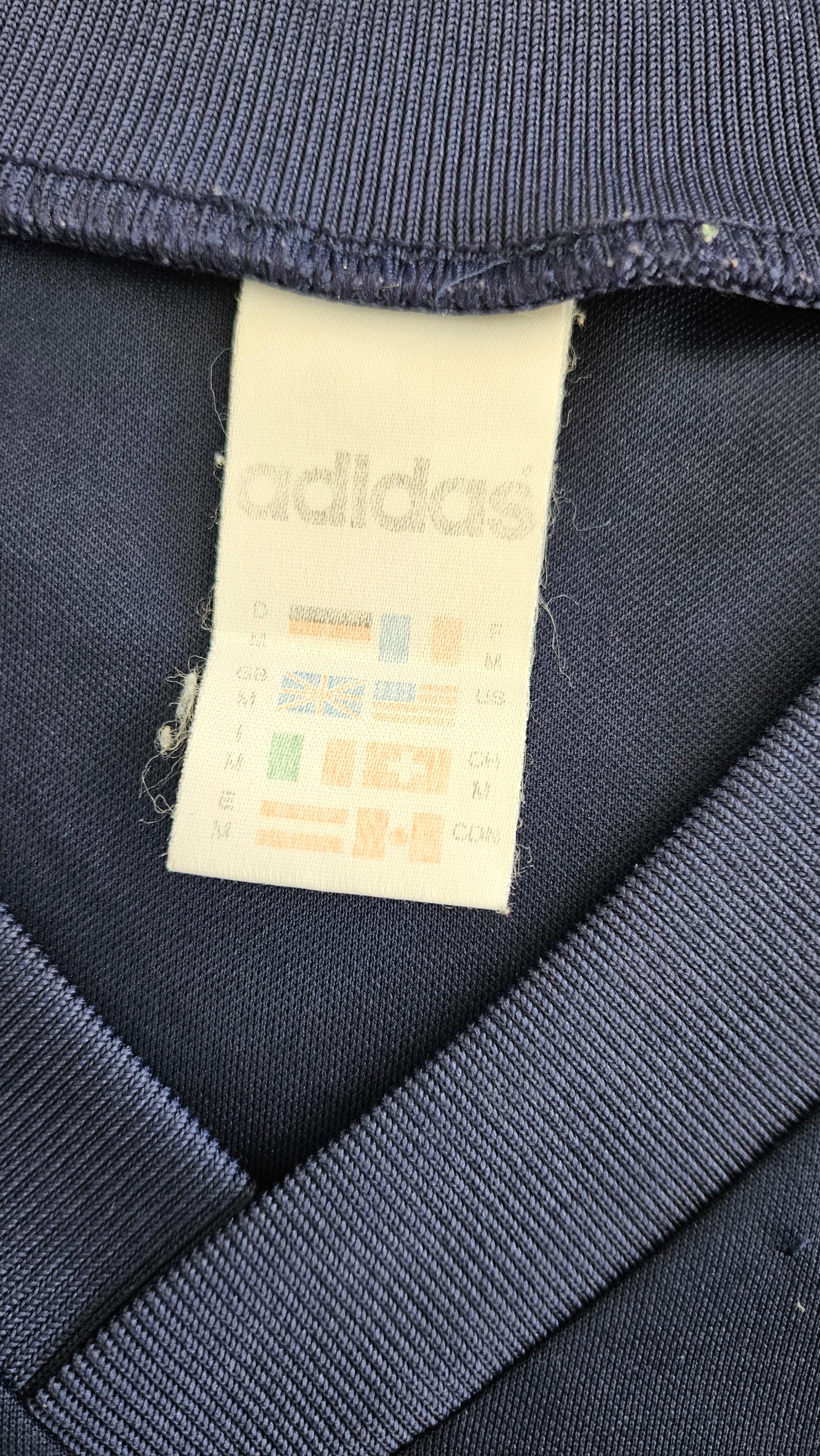 Adidas Logo Dri-fit Tshirt L Vintage Sportswear          