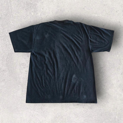 Vintage Graphic Black Tshirt - XL חולצת טי שחורה גרפית וינטג'
