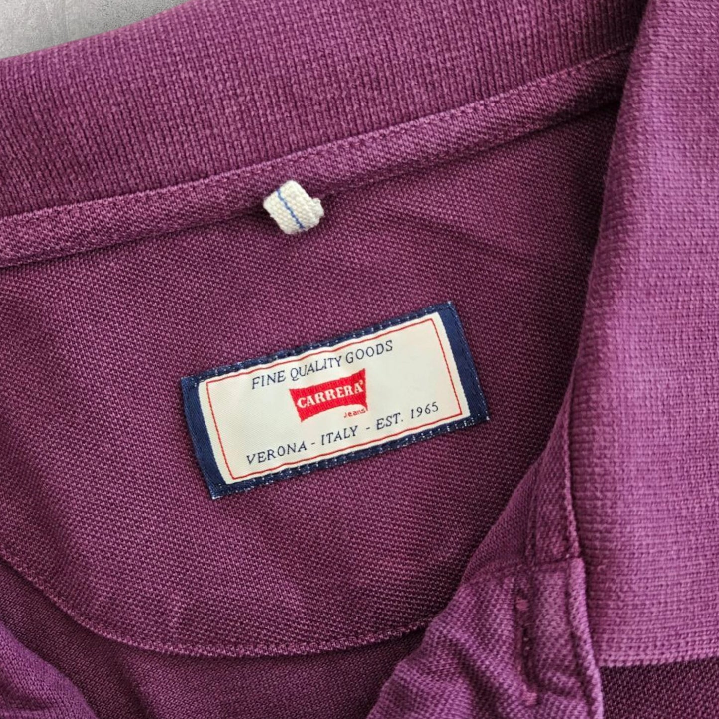 Carrera Purple Polo Tee - L, חולצת פולו סגולה Carrera