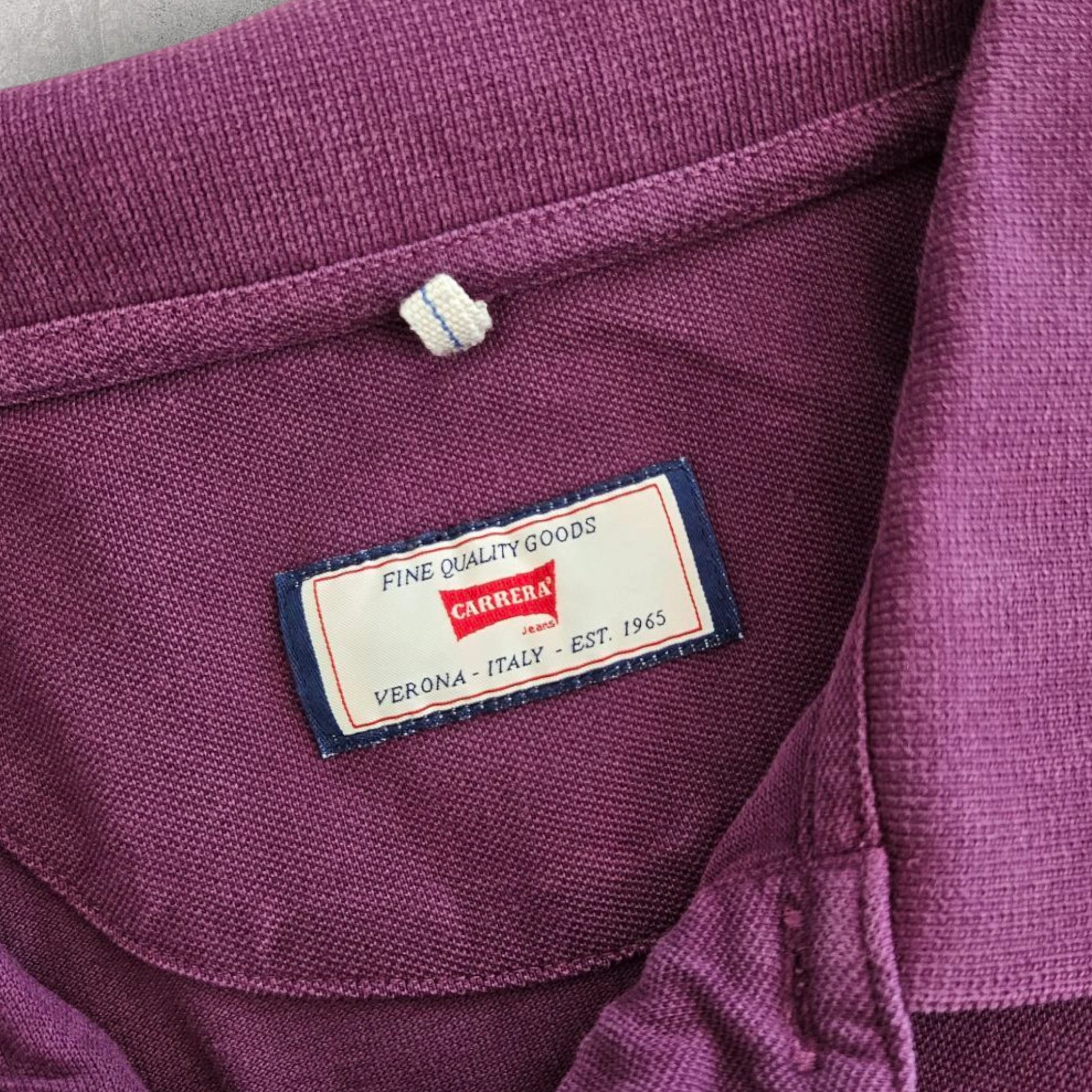 Carrera Purple Polo Tee - L, חולצת פולו סגולה Carrera