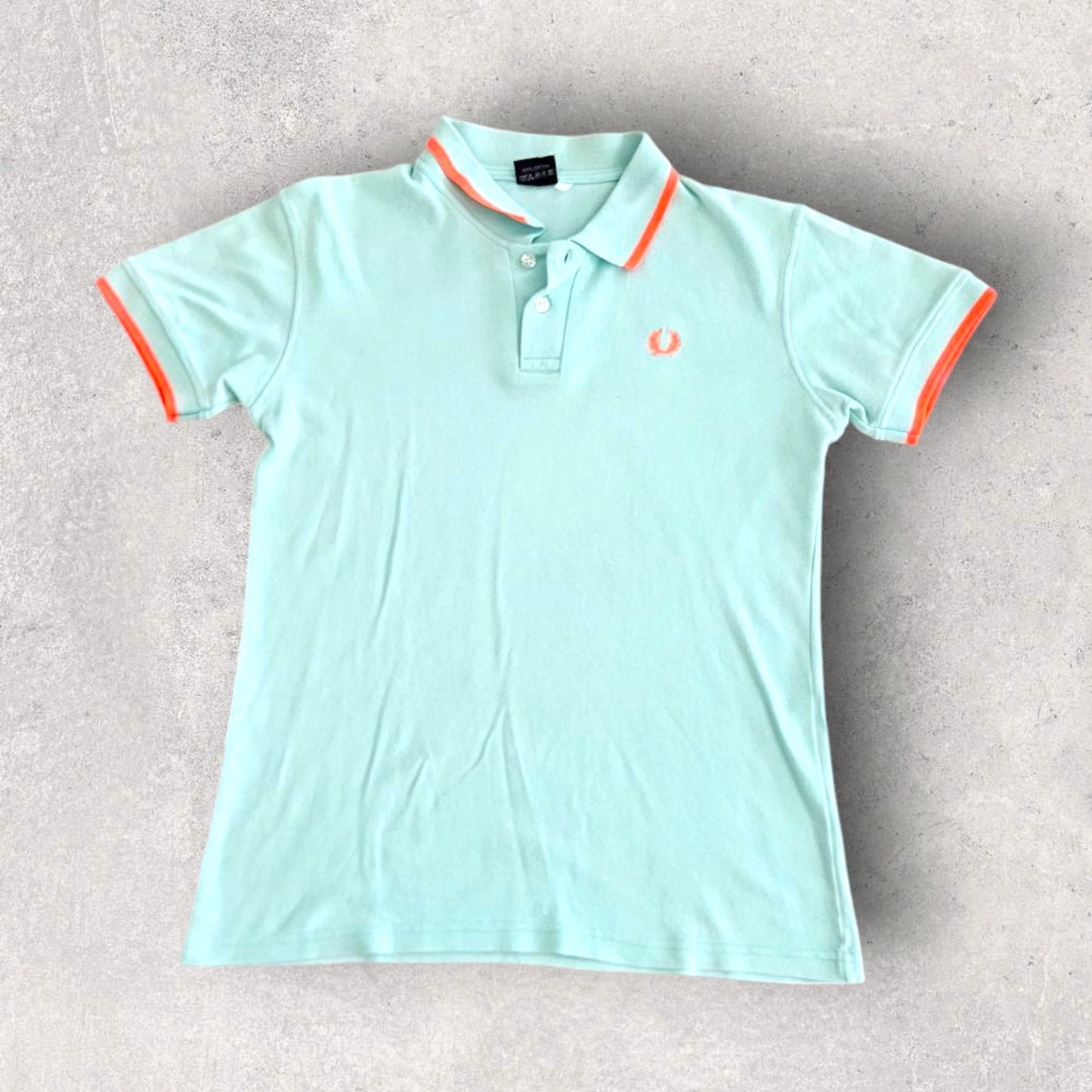 Fred Perry Green Polo Tee - S, חולצת פולו ירוקה Fred Perry