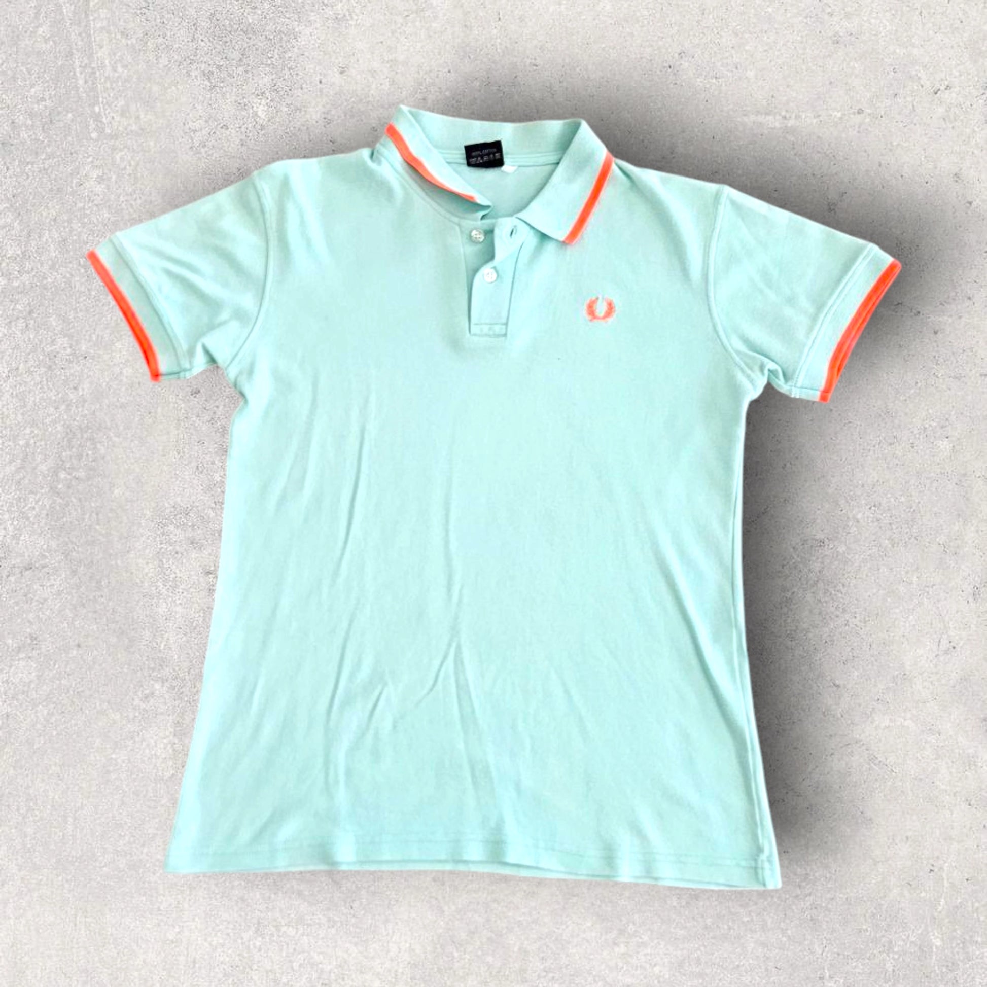 Fred Perry Green Polo Tee - S, חולצת פולו ירוקה Fred Perry