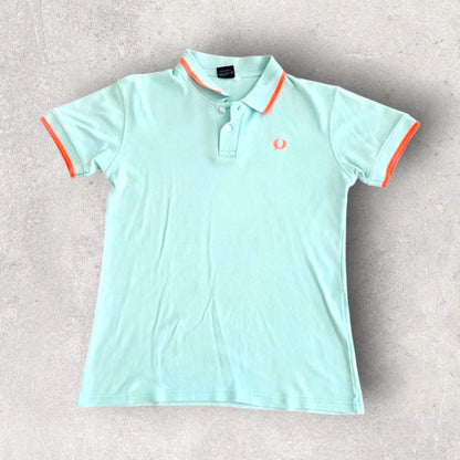 Fred Perry Green Polo Tee - S, חולצת פולו ירוקה Fred Perry