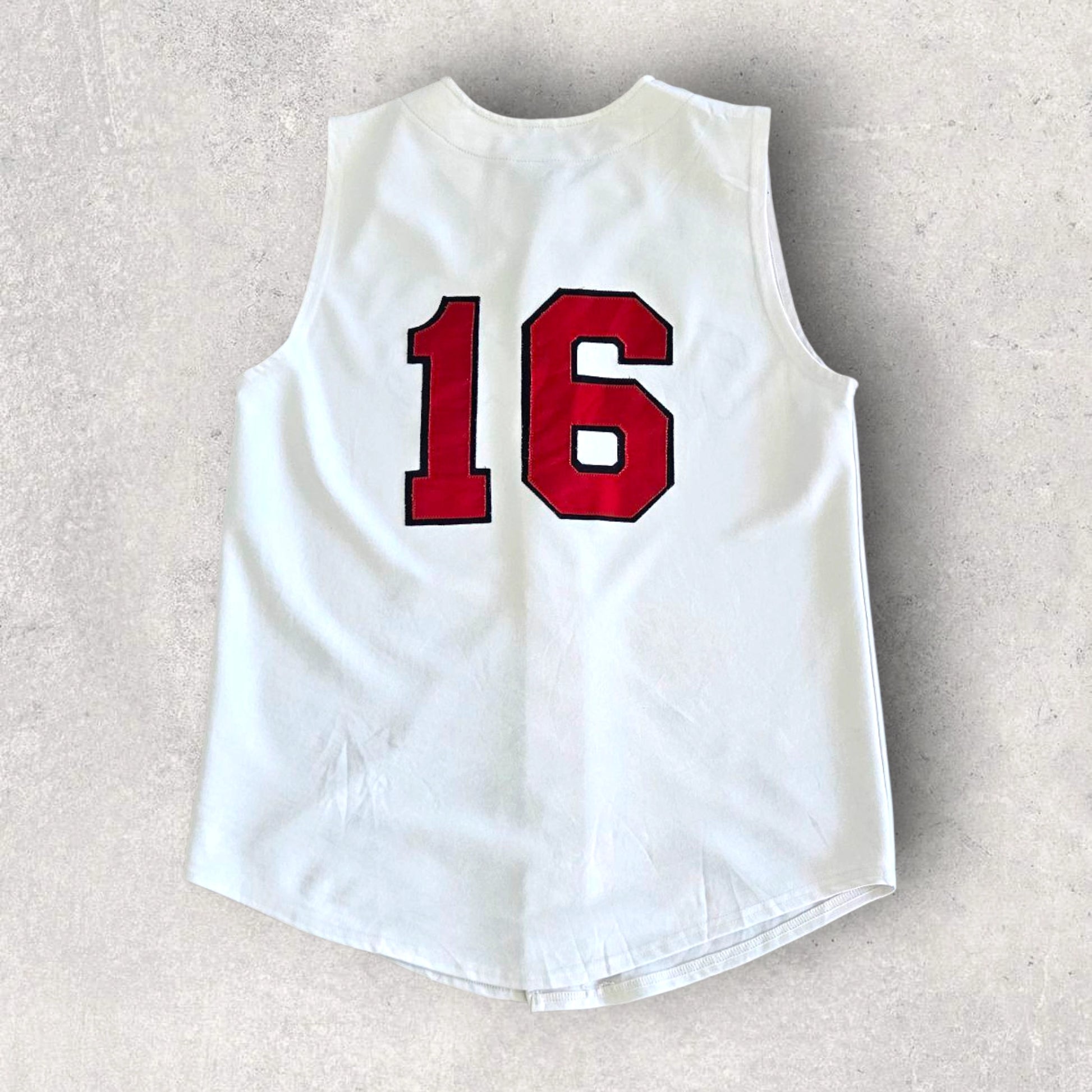 Vintage Polyester Jersey - XL, ג'רזי פוליאסטר וינטג' במצב 9/10, מידה XL ארוך