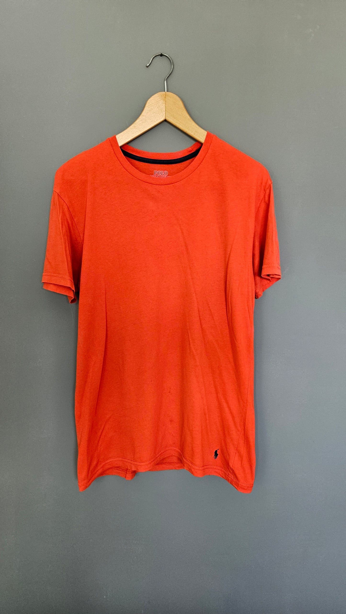 Polo Ralph Lauren Orange Tshirt - M חולצת טי ראלף לורן כתומה וינטג'
