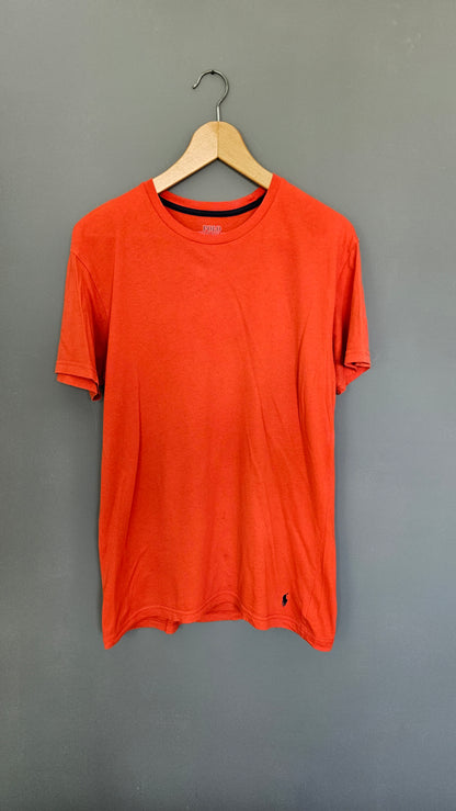 Polo Ralph Lauren Orange Tshirt - M חולצת טי ראלף לורן כתומה וינטג'