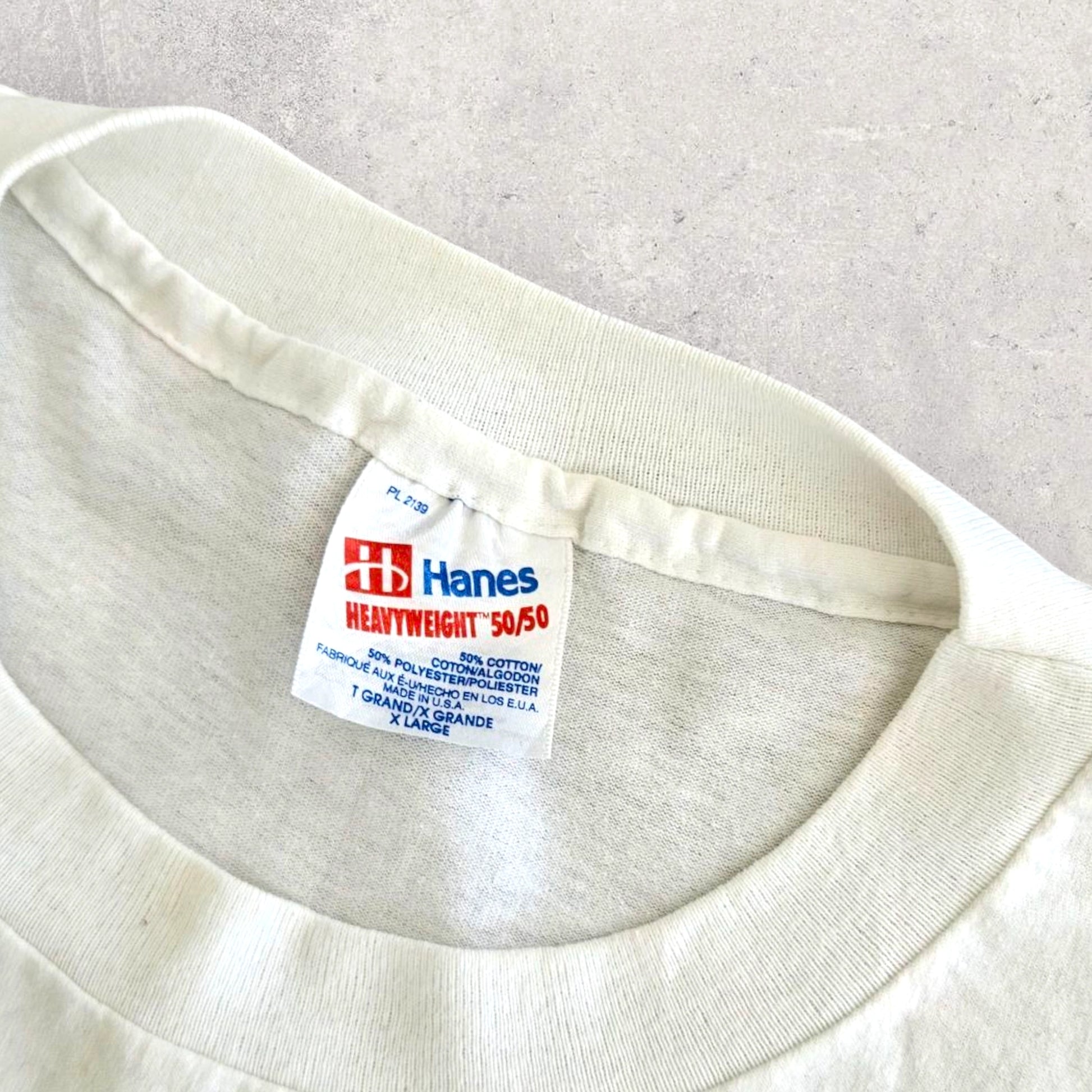 Vintage Hanes Graphic Tshirt XL חולצת וינטג' האנס גרפית מידה XL משנות ה-90 במצב מצוין