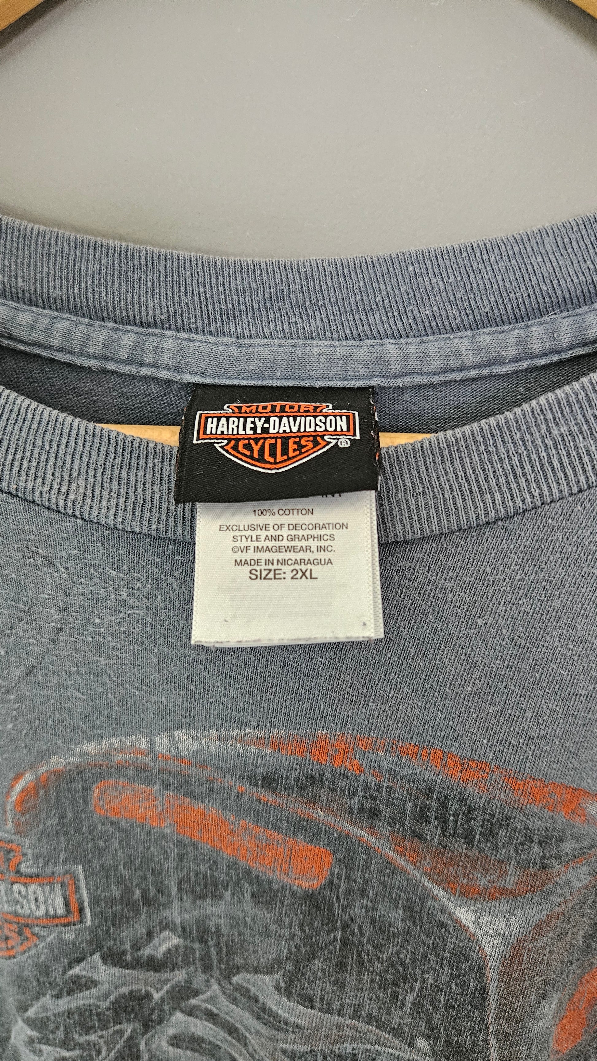 Vintage Harley Davidson Tshirt - XXL חולצת טי וינטג' הארלי דייווידסון