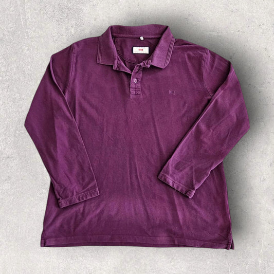Carrera Purple Polo Tee - L, חולצת פולו סגולה Carrera