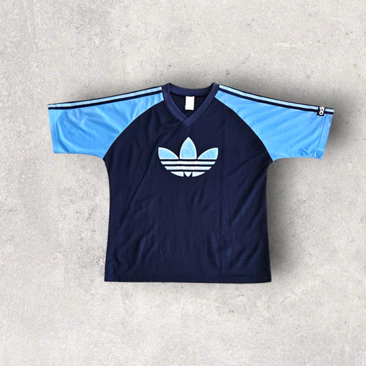 Adidas Logo Dri-fit Tshirt L Vintage Sportswear         