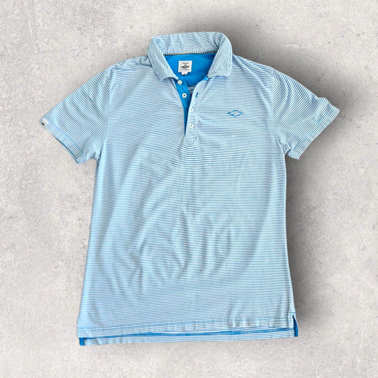 Vintage Umbro Stripes Polo - L חולצת פולו וינטג' של אמברו עם פסים, מידה L