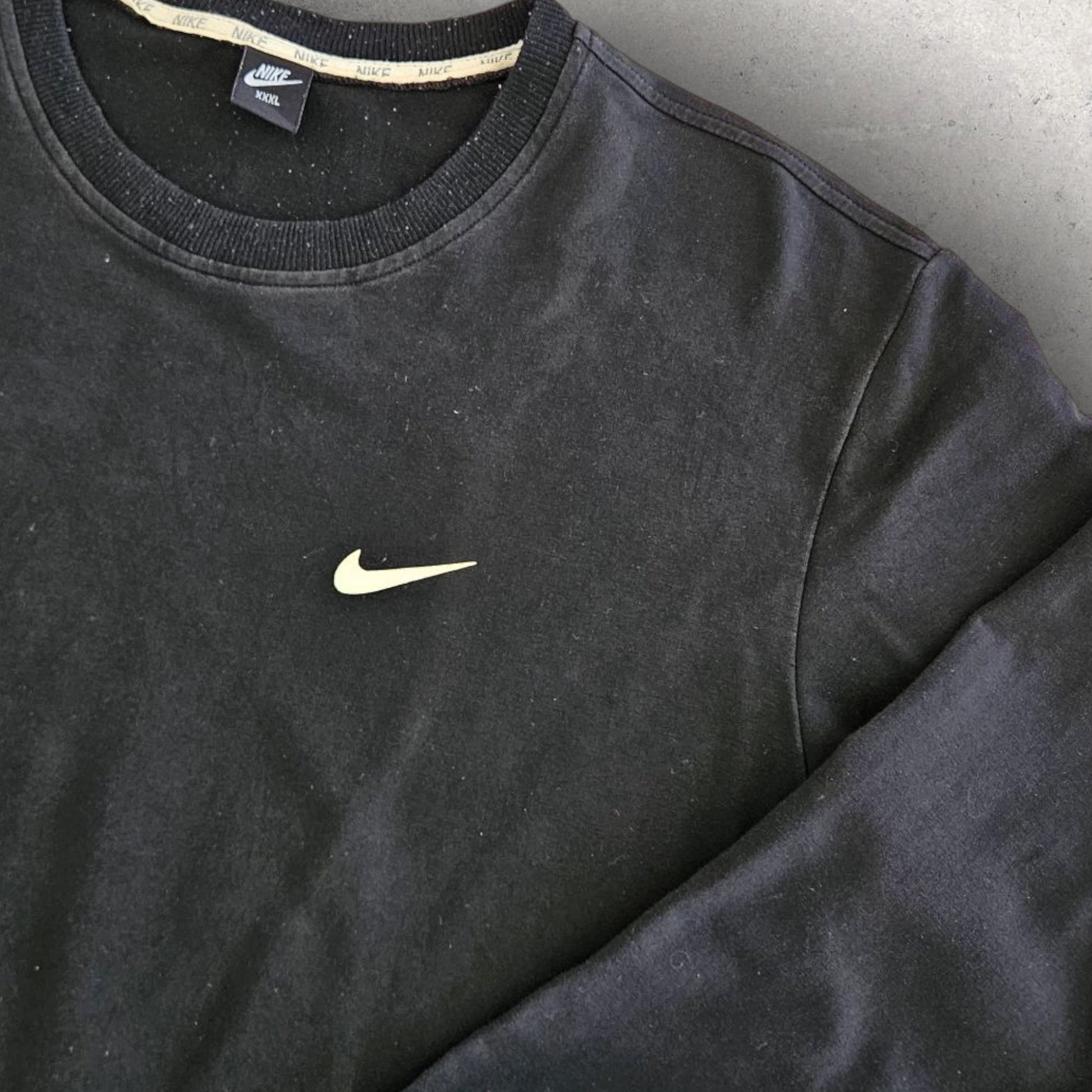 סווטשירט Nike שחור וינטאג' במידה L