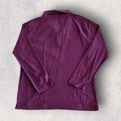 Carrera Purple Polo Tee - L, חולצת פולו סגולה Carrera