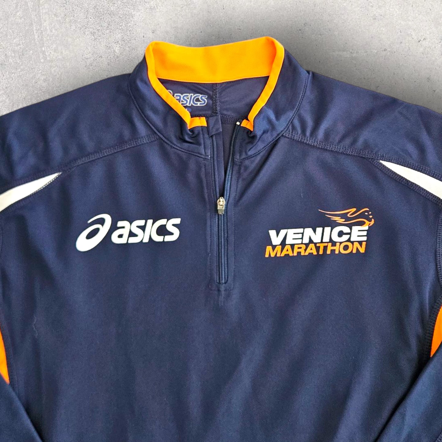 Asics 1/4 zip Biker Top - S